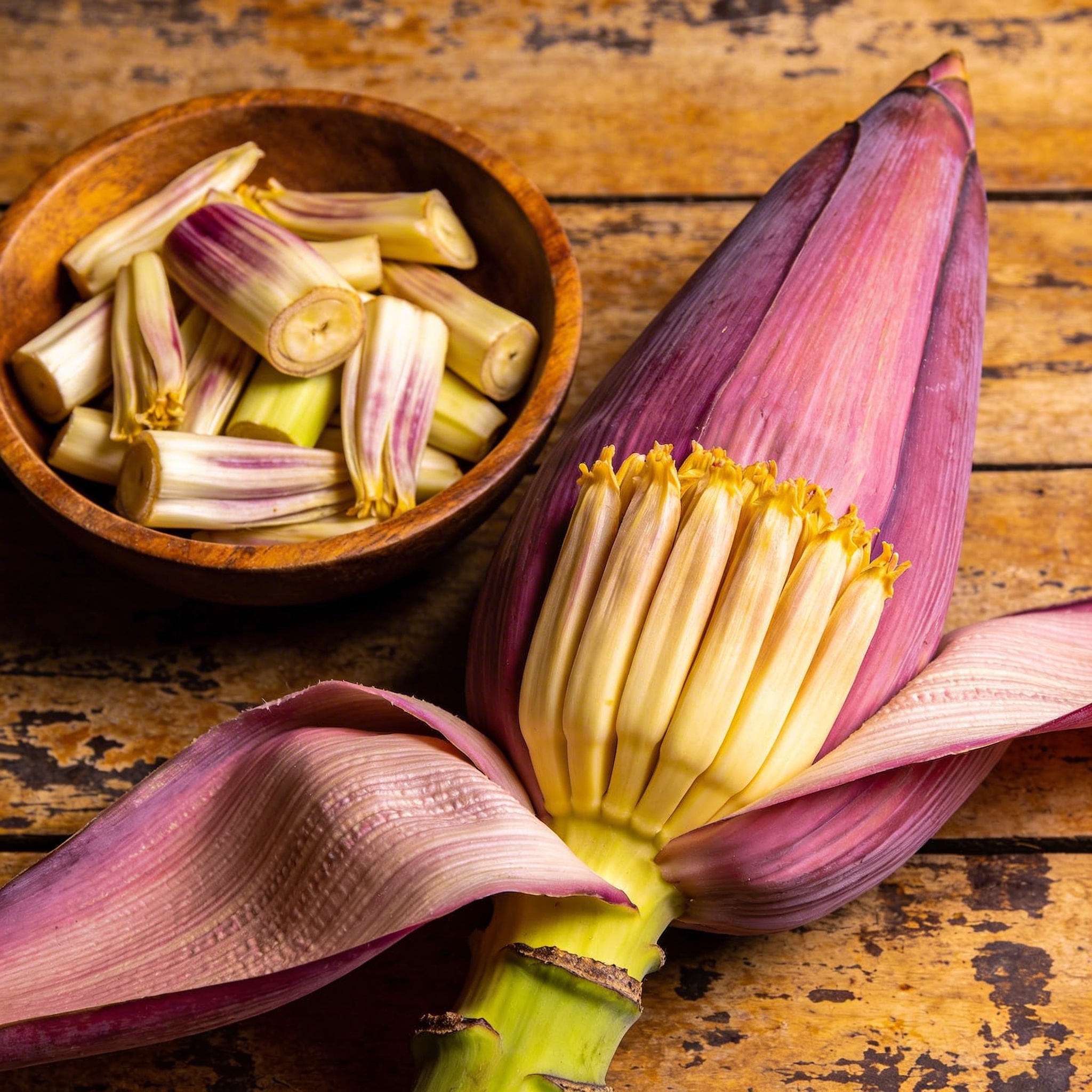 Banana blossom dish